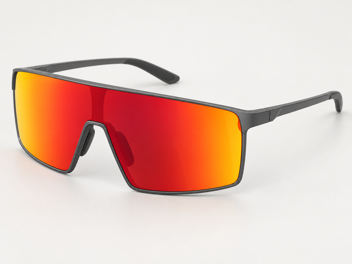Model 9326 Rectangular Shield Sport Sunglasses