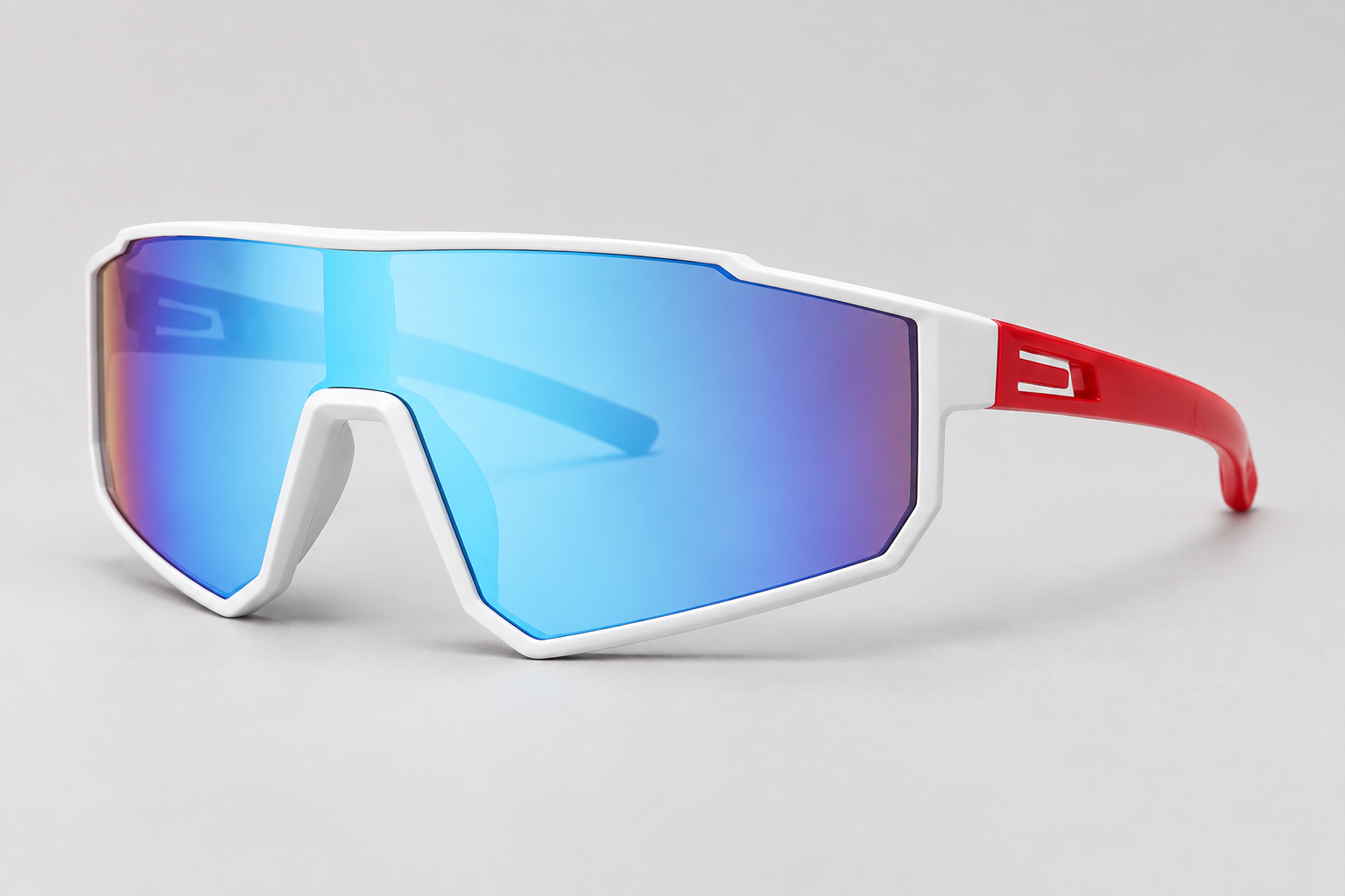 Model 3316 Angular Full-Shield Sports Sunglasses