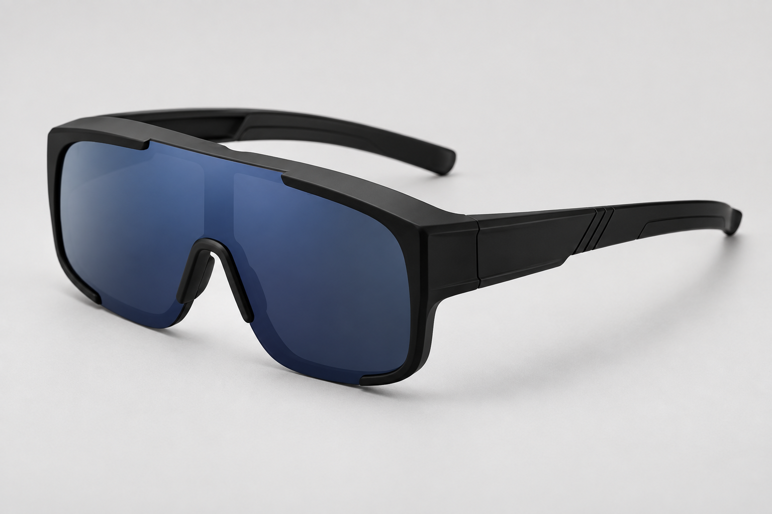 Model 9267 Oversized One-Piece Shield Sunglasses