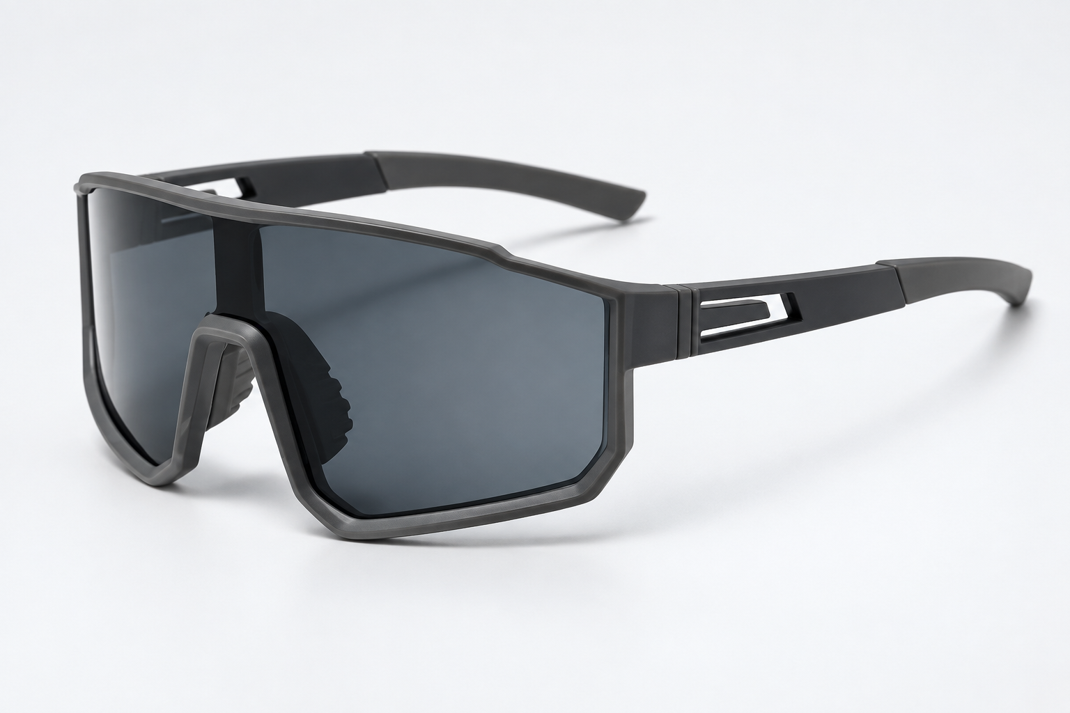 Model 9278 Rectangular Wraparound Sports Sunglasses