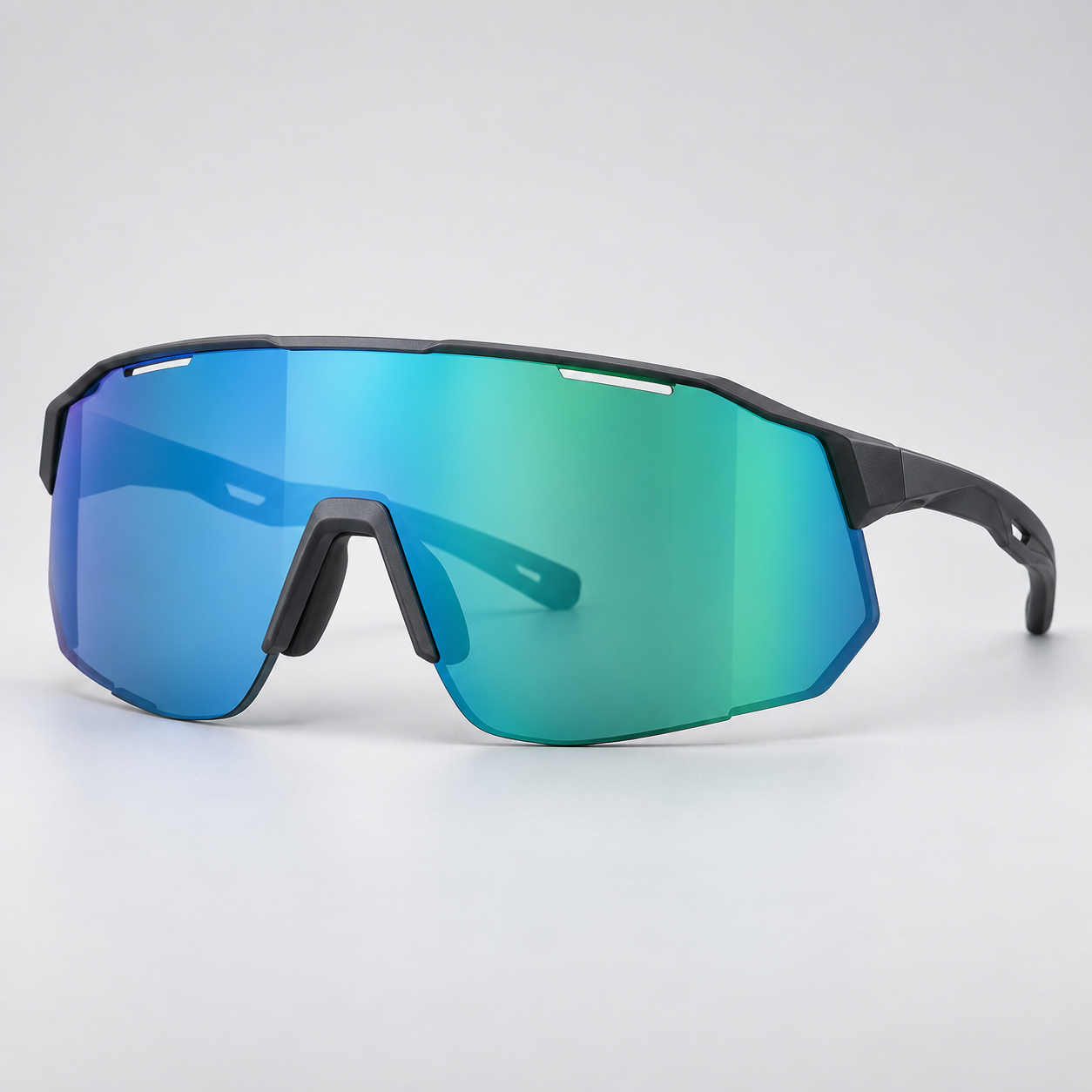 Model 9268-1 Wide Shield Sports Sunglasses