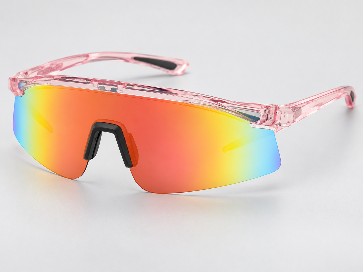 Model 9381 Rimless Shield Sports Sunglasses