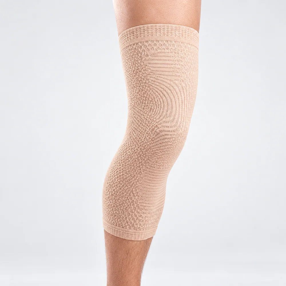 CS-018 Beige Cable Knit Knee Sleeve for OEM programs