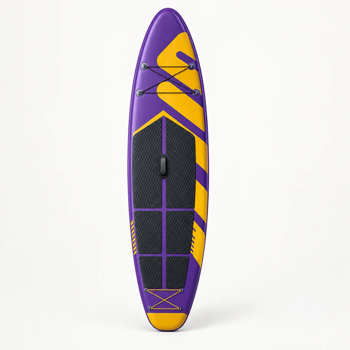 Purple Gold Stripe All-Around Inflatable Paddleboard SUP-006, complete unbranded all-around inflatable paddleboard