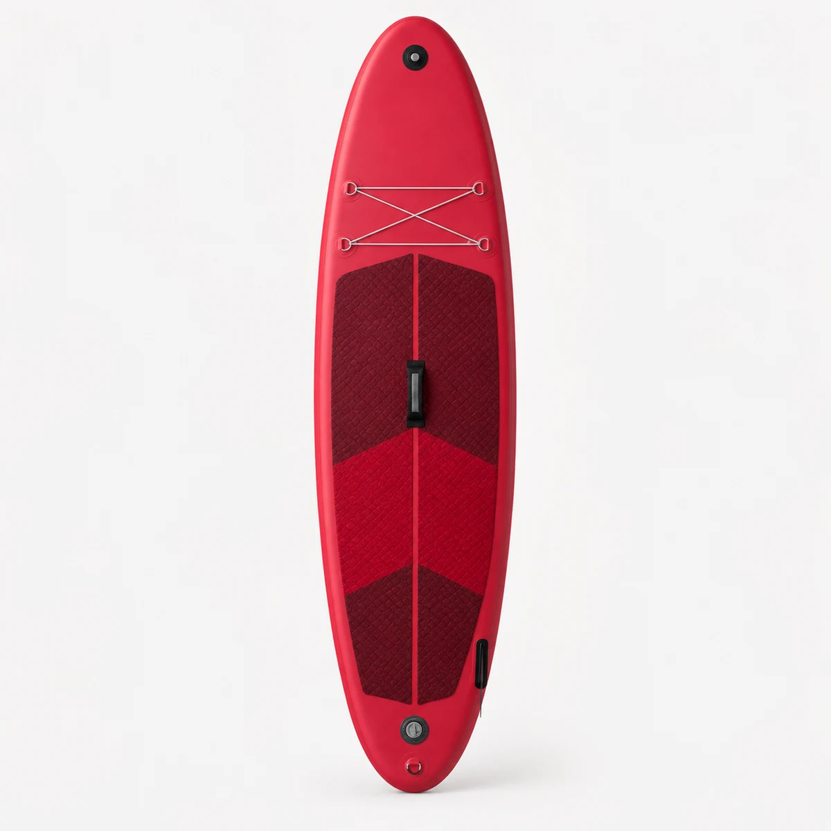 Crimson Geometric All-Around Inflatable Paddleboard SUP-011, complete unbranded all-around inflatable paddleboard