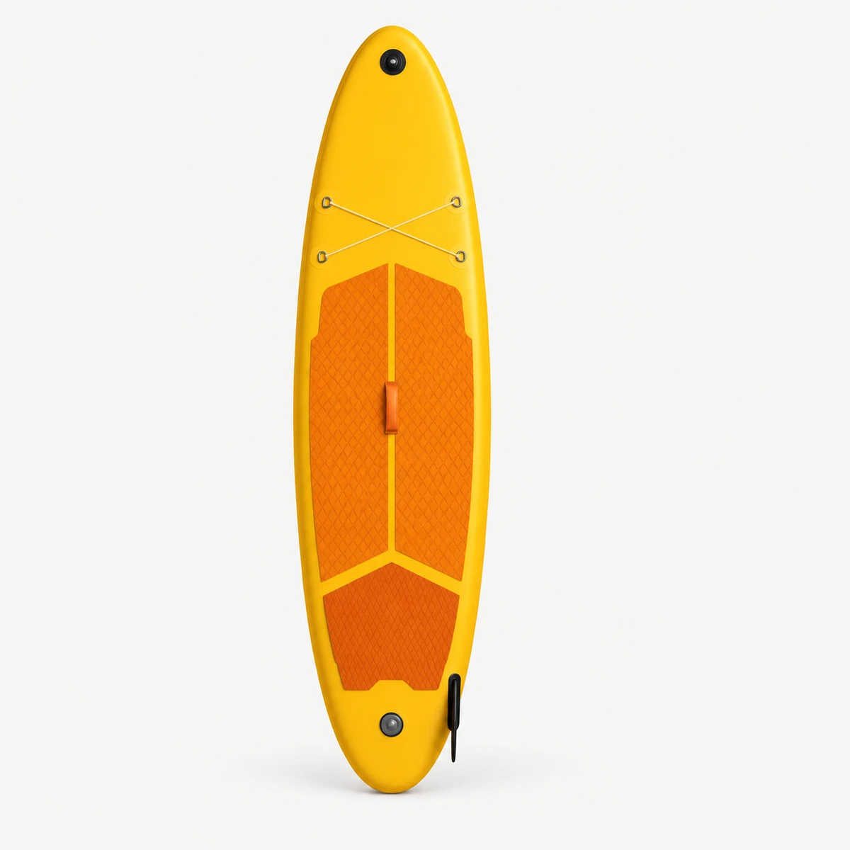 Golden Yellow Geometric All-Around Inflatable Paddleboard SUP-012, complete unbranded all-around inflatable paddleboard