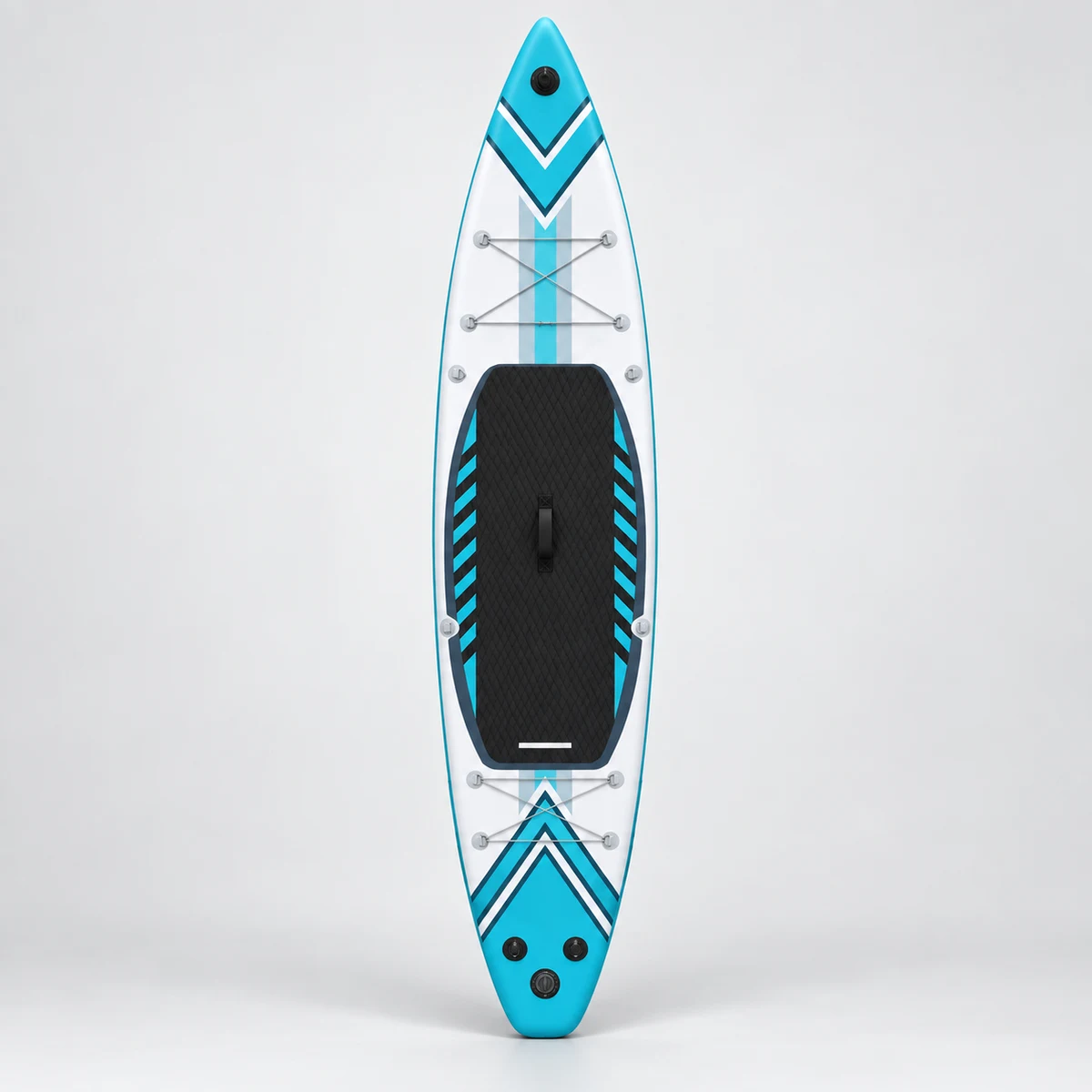 Aqua White Touring Inflatable Paddleboard SUP-013, complete unbranded touring inflatable paddleboard