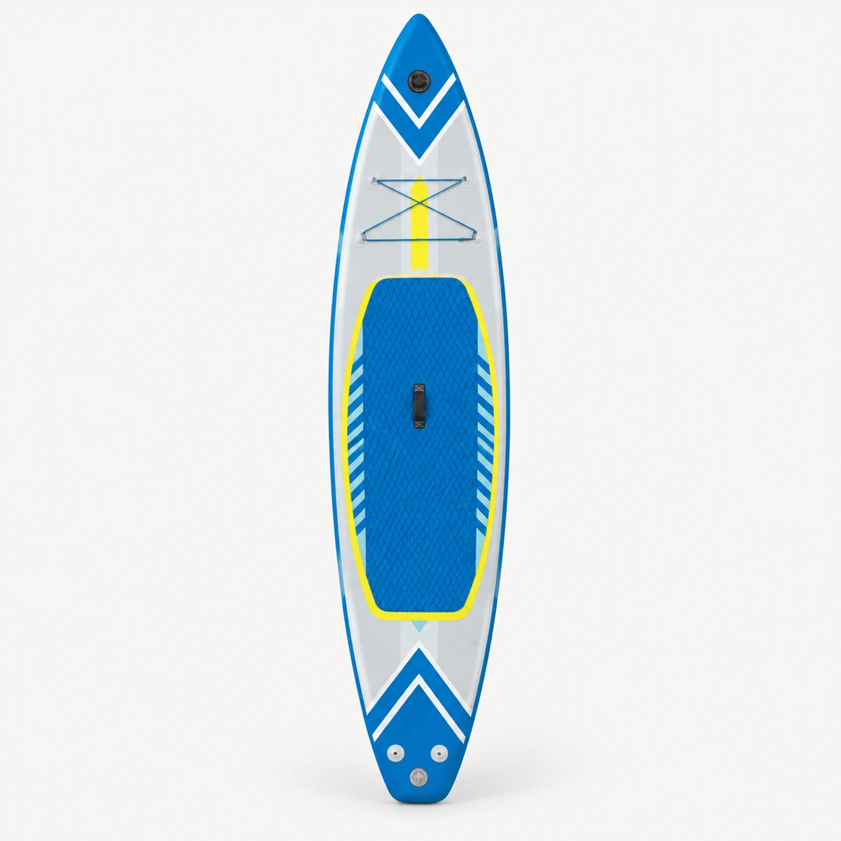 Blue White Touring Inflatable Paddleboard SUP-015, complete unbranded touring inflatable paddleboard