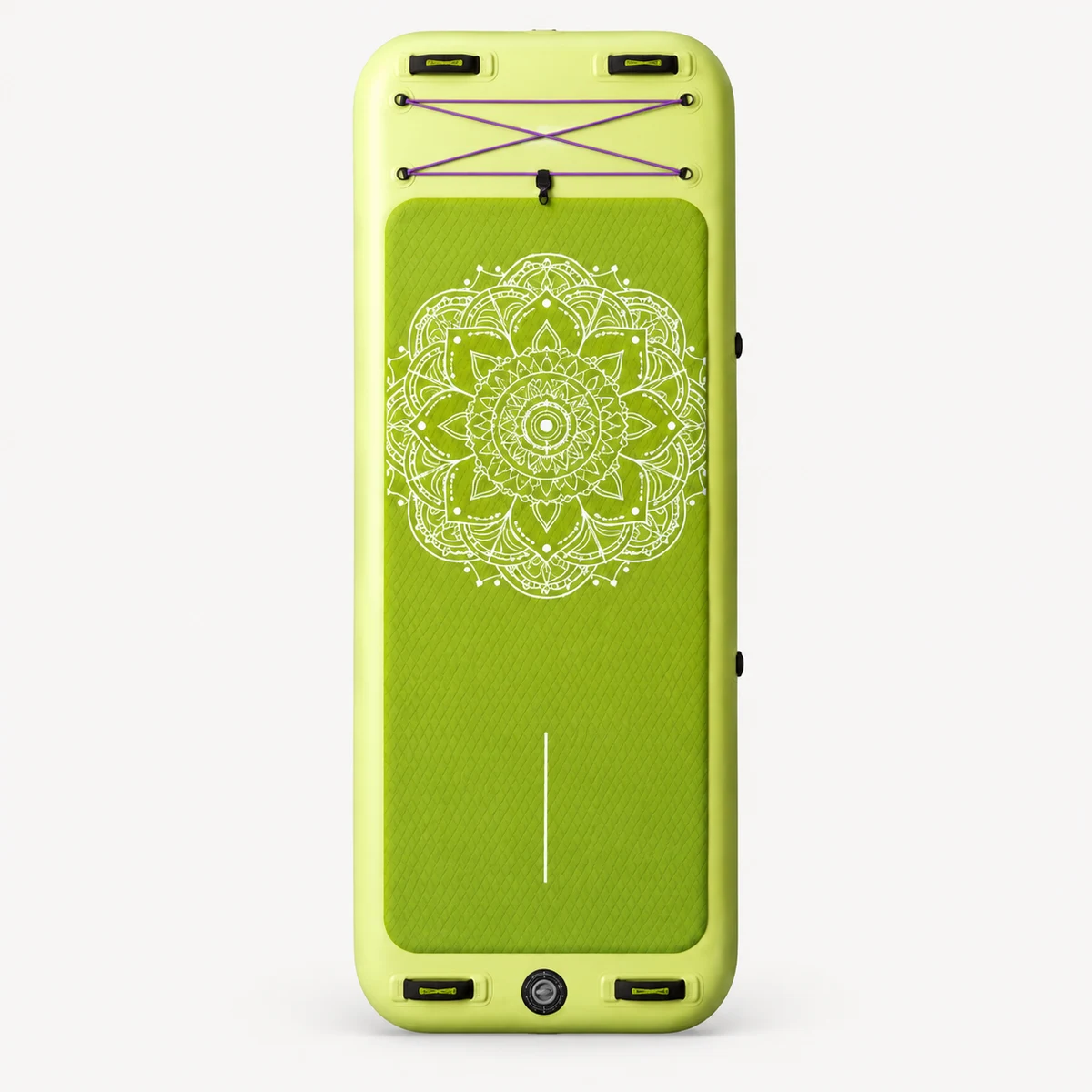 Lime Mandala Rectangular Yoga Float SUP-020, complete unbranded product