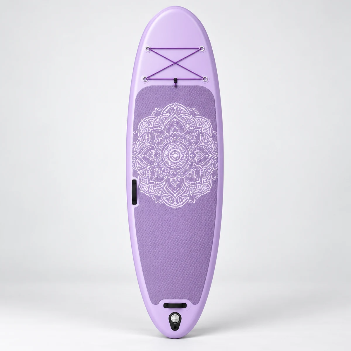 Lavender Mandala Yoga Inflatable Paddleboard SUP-021, complete unbranded yoga inflatable paddleboard