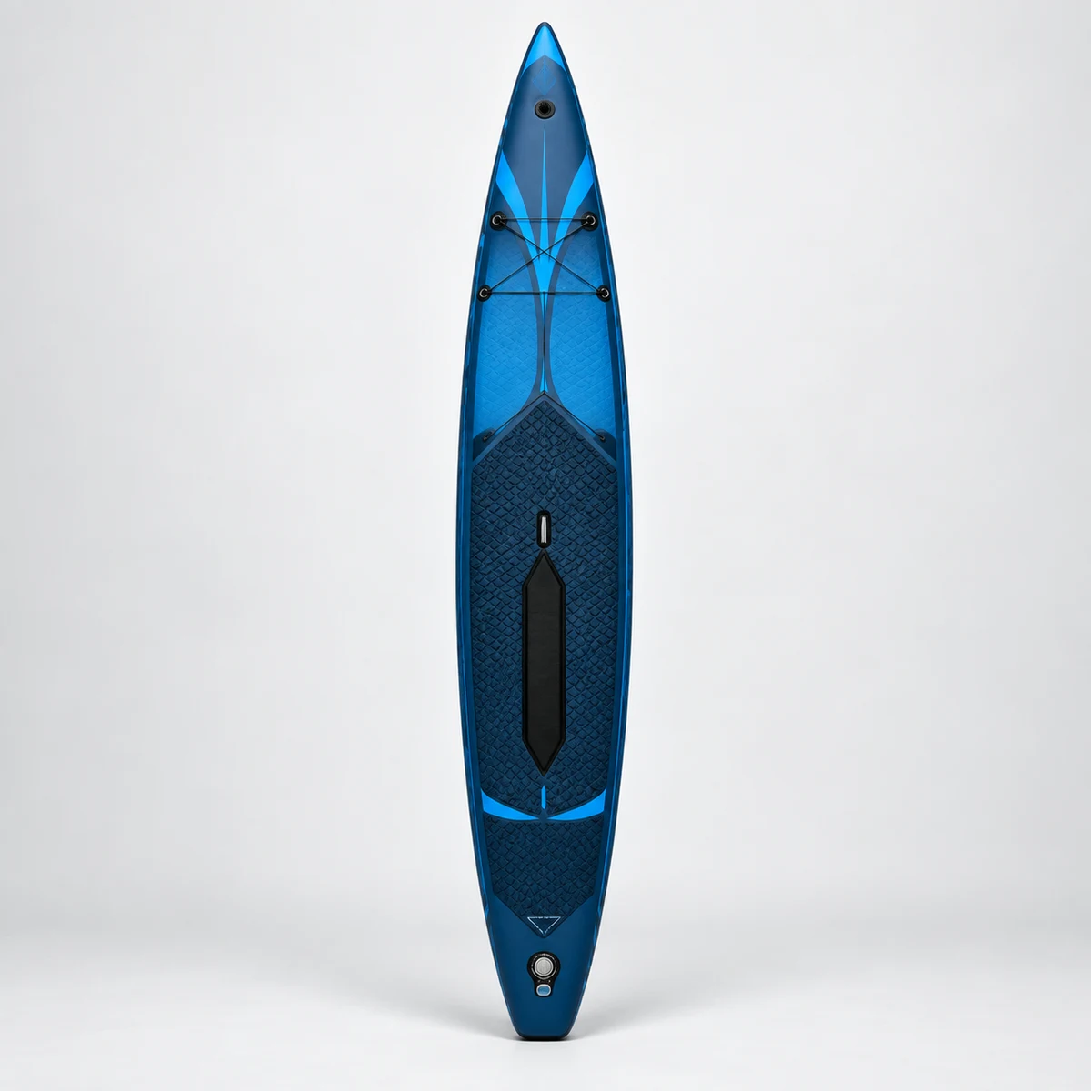 Blue Black Race Inflatable Paddleboard SUP-024, complete unbranded race inflatable paddleboard