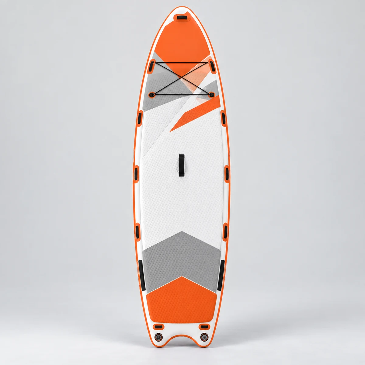 White Orange Team Inflatable Paddleboard SUP-027, complete unbranded team inflatable paddleboard