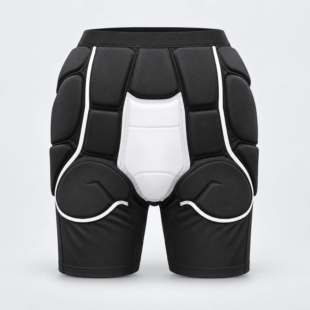 Split Front Padded Shorts for OEM ski and snowboard programs