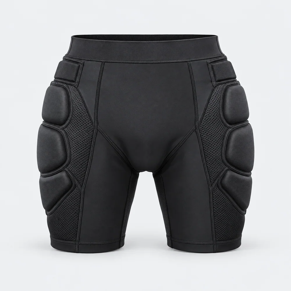 Rear Pocket Padded Shorts for OEM ski and snowboard programs