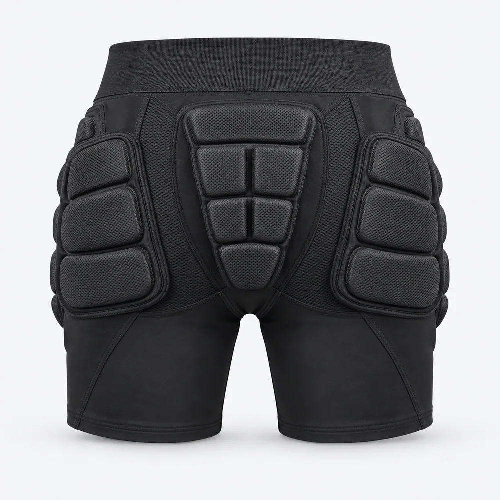 Rear Segmented Padded Shorts for OEM ski and snowboard programs