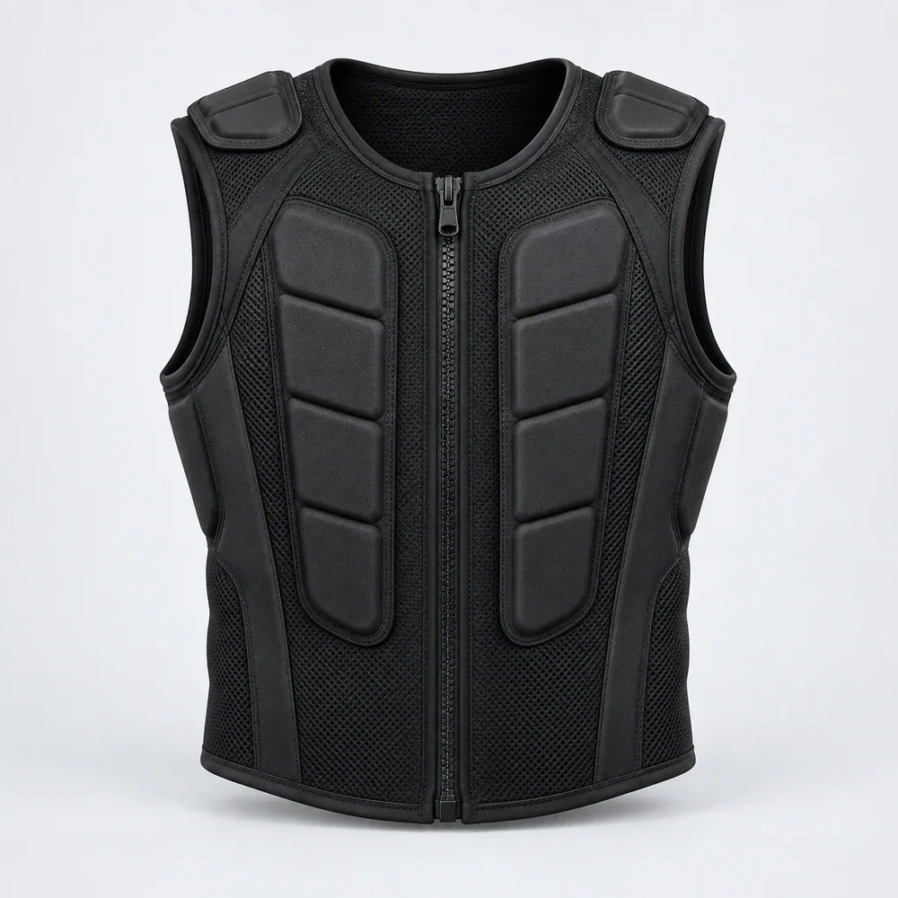Front Zip Body Armor for OEM ski and snowboard programs