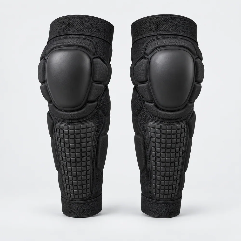 Textured Shin Knee Pads for OEM ski and snowboard programs