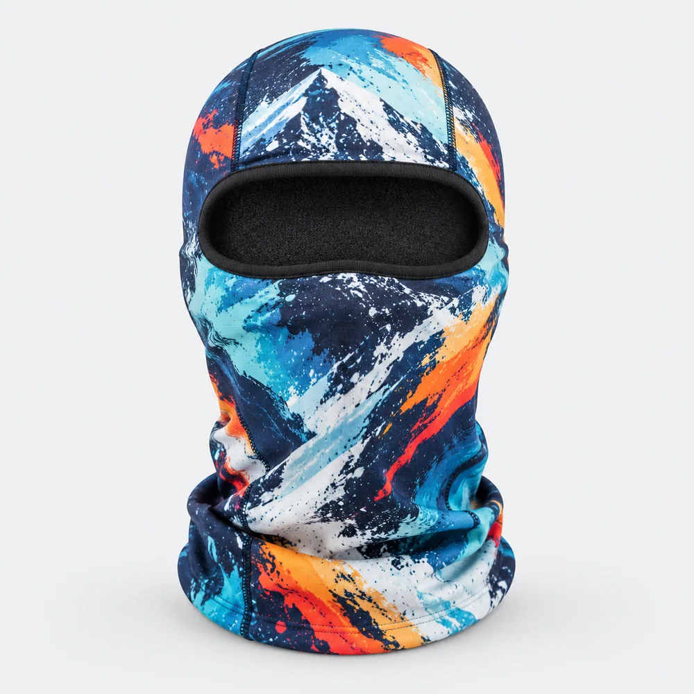 Printed Face Cover for OEM ski and snowboard programs