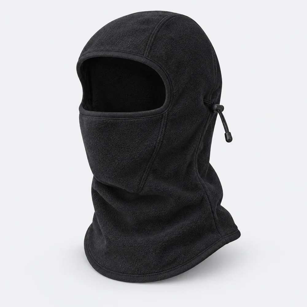 Black Drawcord Balaclava for OEM ski and snowboard programs