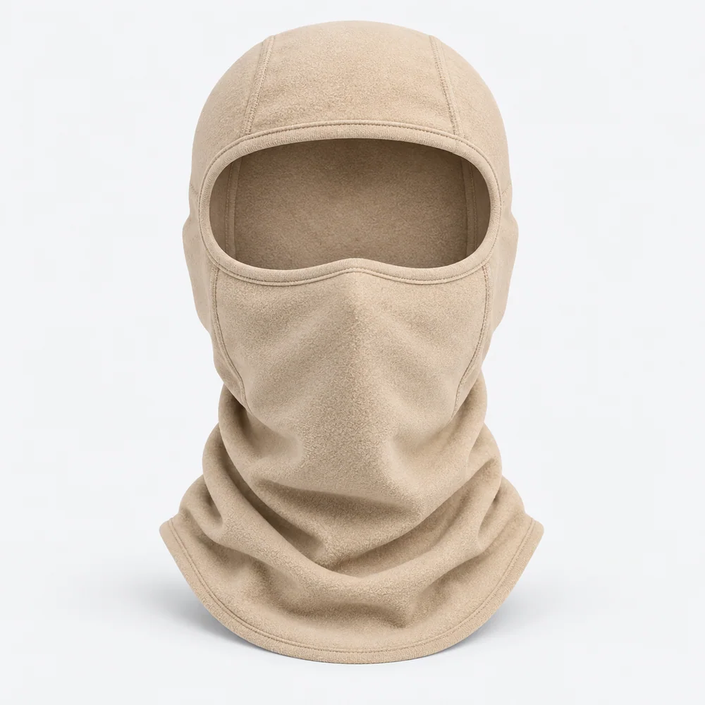 Beige Neck Face Cover for OEM ski and snowboard programs