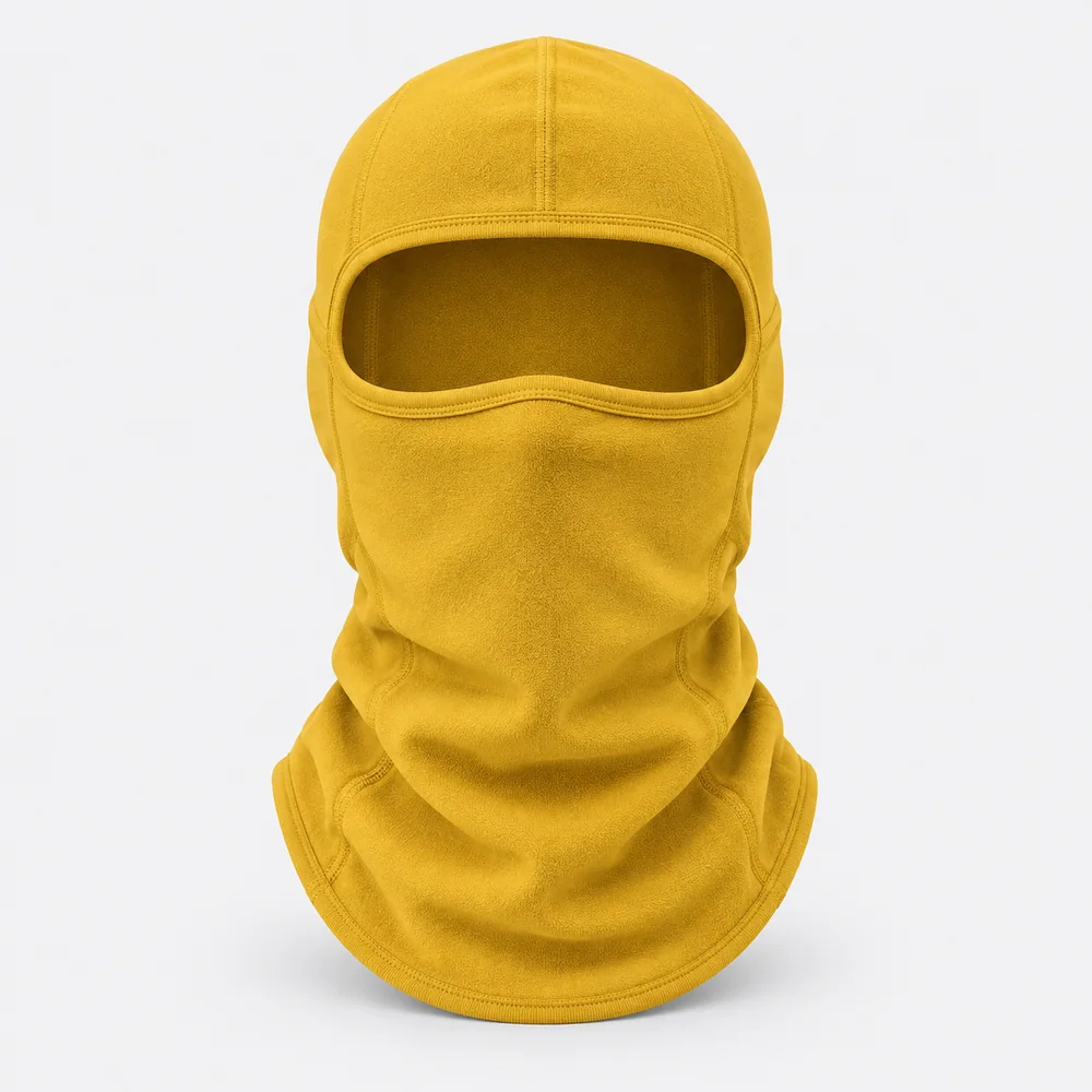 Yellow Neck Face Cover for OEM ski and snowboard programs