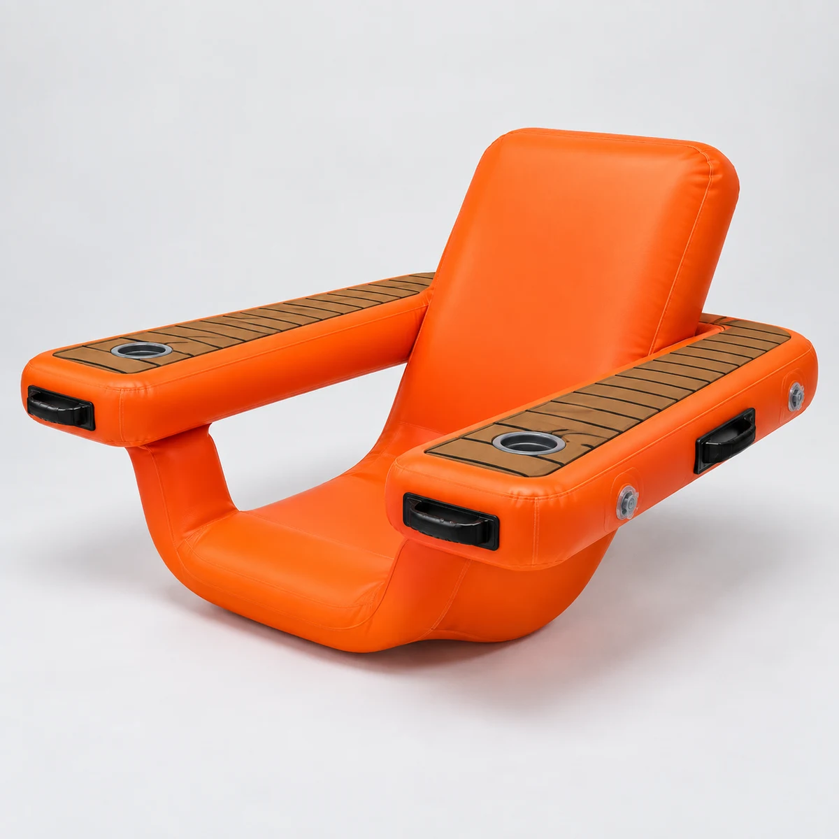 Orange Armrest Floating Chair FL-010, complete unbranded armrest floating chair