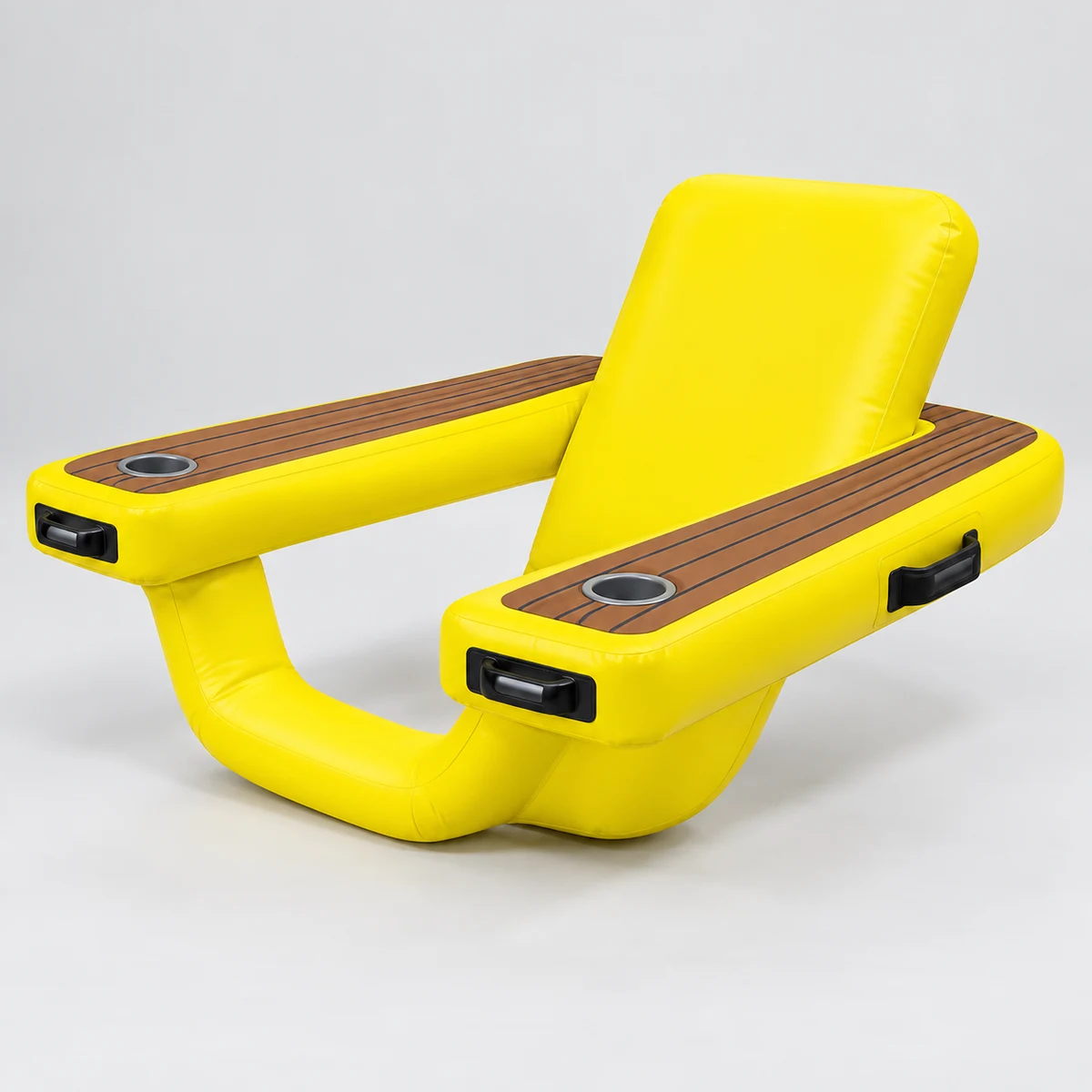 Yellow Armrest Floating Chair FL-012, complete unbranded armrest floating chair