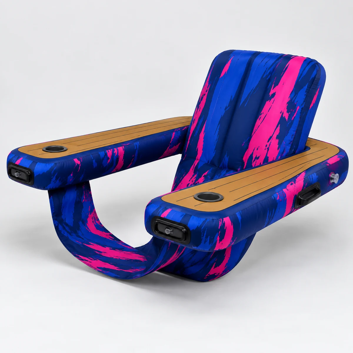 Navy Magenta Armrest Floating Chair FL-013, complete unbranded armrest floating chair