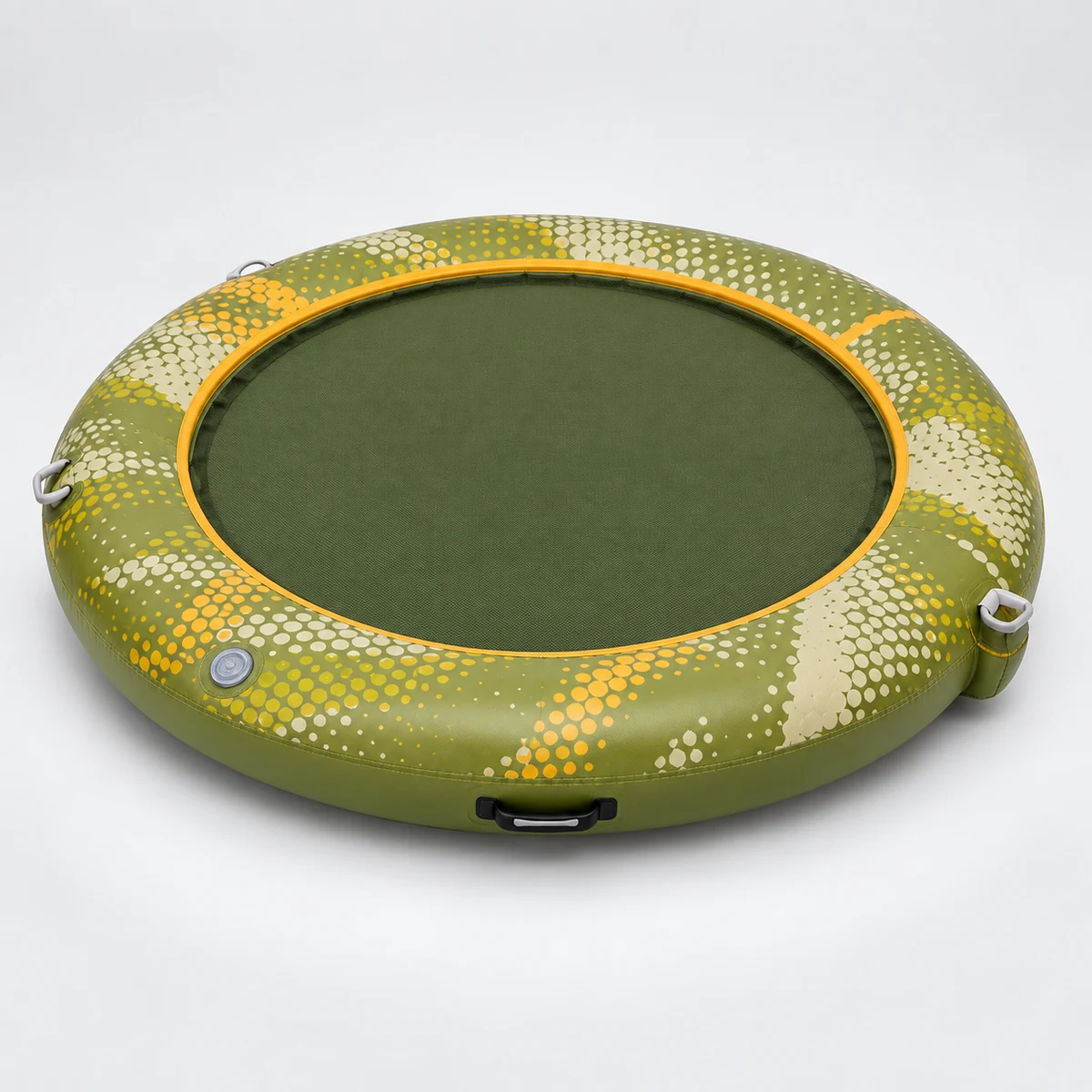 Gold Olive Round Water Hammock FL-014, complete unbranded round water hammock