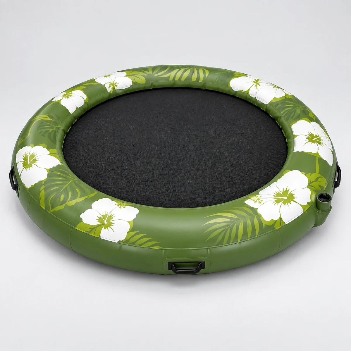 Olive Botanical Round Water Hammock FL-015, complete unbranded round water hammock