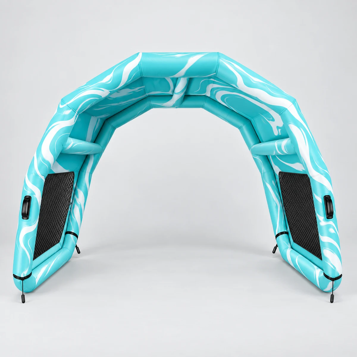 Aqua Pattern Inflatable Water Shade FL-029, complete unbranded inflatable water shade