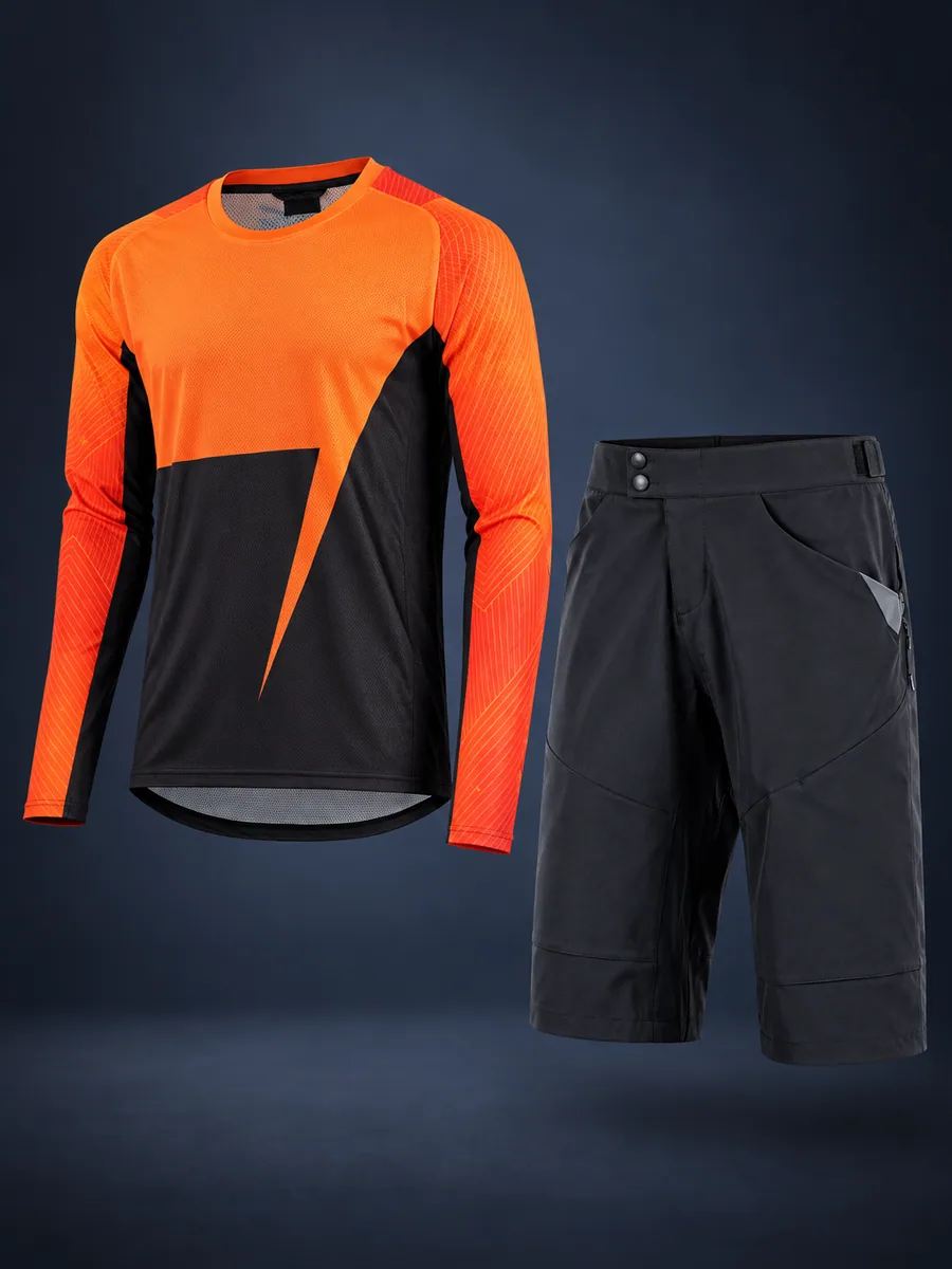 OEM Mountain Bike Wear MT20711 Long-Sleeve Mountain Bike Jersey by Wisp Outdoor