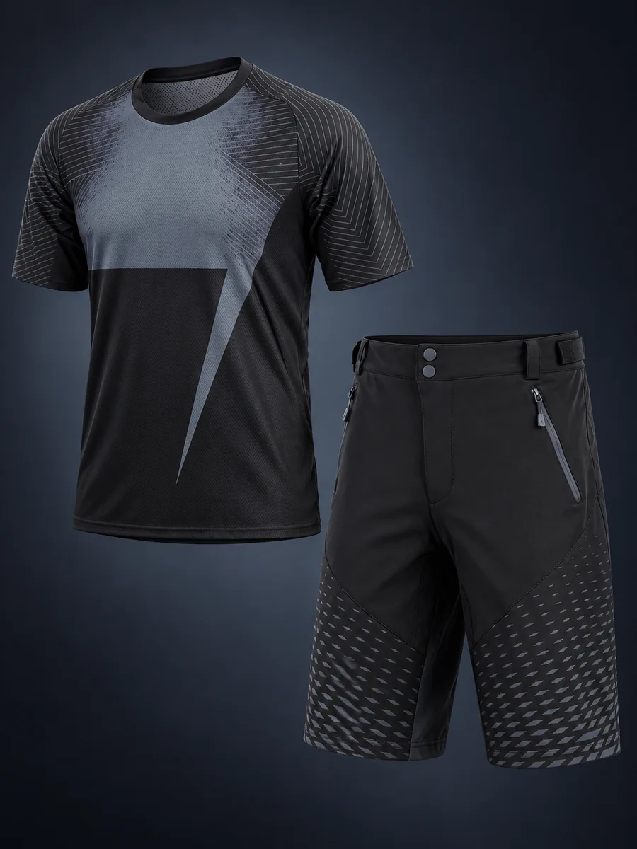 OEM Mountain Bike Wear MT20725-B Technical Mountain Bike Jersey by Wisp Outdoor