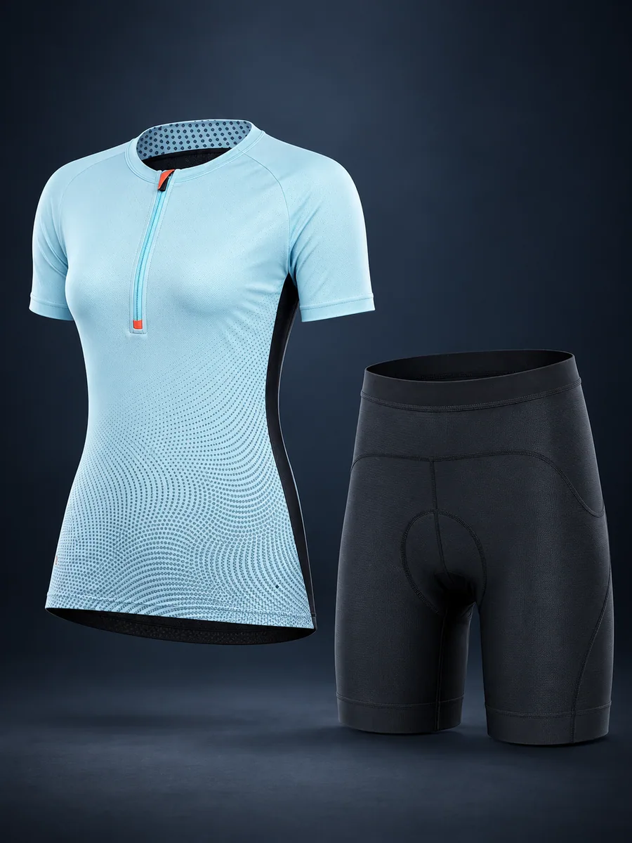 OEM Mountain Bike Wear MT20721 Short-Sleeve Cycling Jersey by Wisp Outdoor